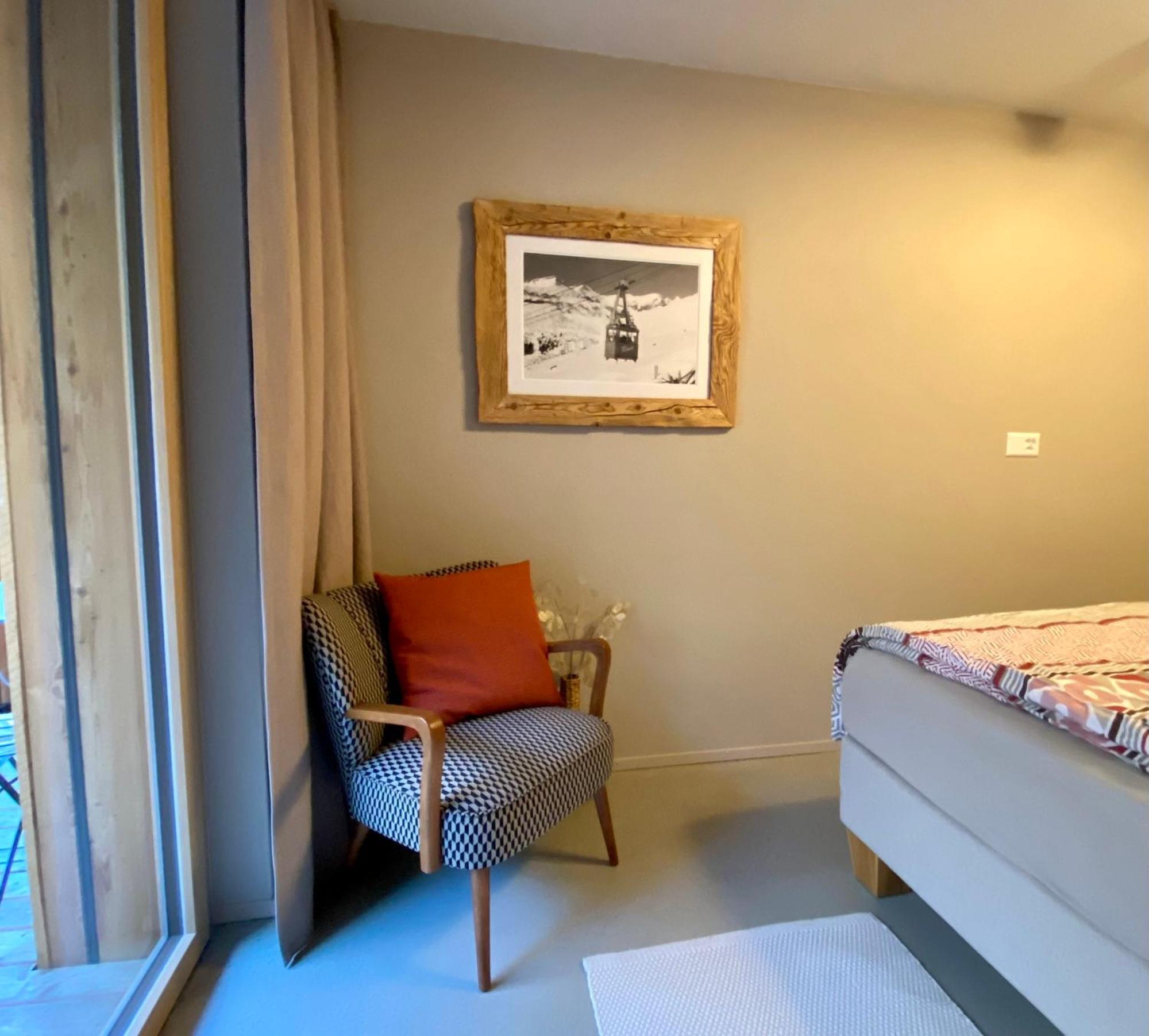 Stilvolle Ferienwohnung direkt an der Skipiste Flims Exterior foto